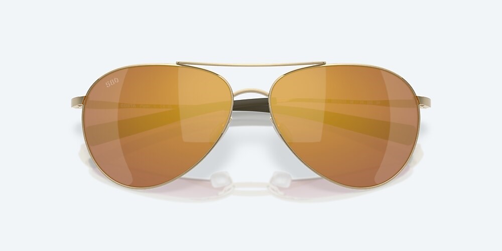 Costa Del Mar Piper - Brushed Gold - Gold Mirror Polarized Glass (580G)