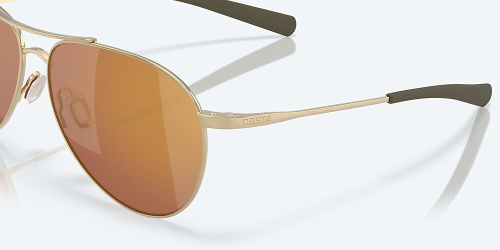 Costa Del Mar Piper - Brushed Gold - Gold Mirror Polarized Glass (580G)