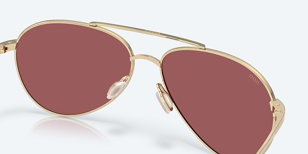 Costa Del Mar Piper - Brushed Gold - Gold Mirror Polarized Glass (580G)
