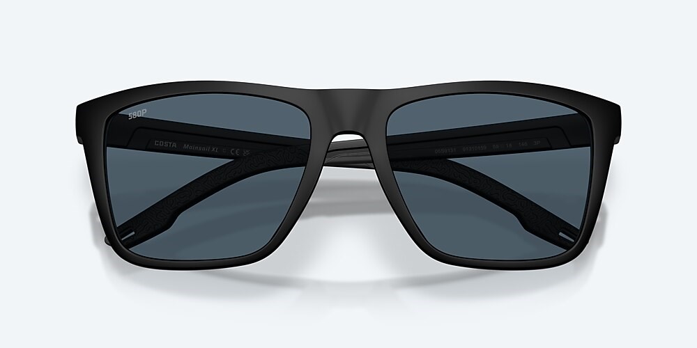 Costa Del Mar Mainsail XL - Matte Black - Gray Polarized Polycarbonate (580P)