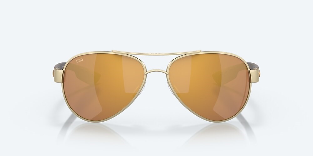 Costa Del Mar Loreto - Brushed Gold - Gold Mirror Polarized Glass (580G)