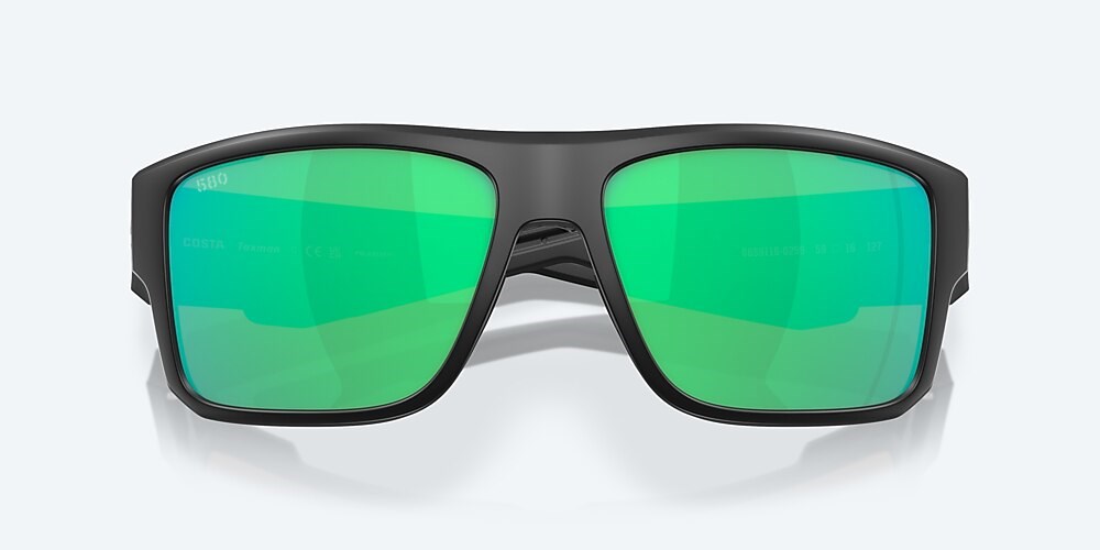 Costa Del Mar Taxman - Matte Black - Green Mirror Polarized Glass (580G)