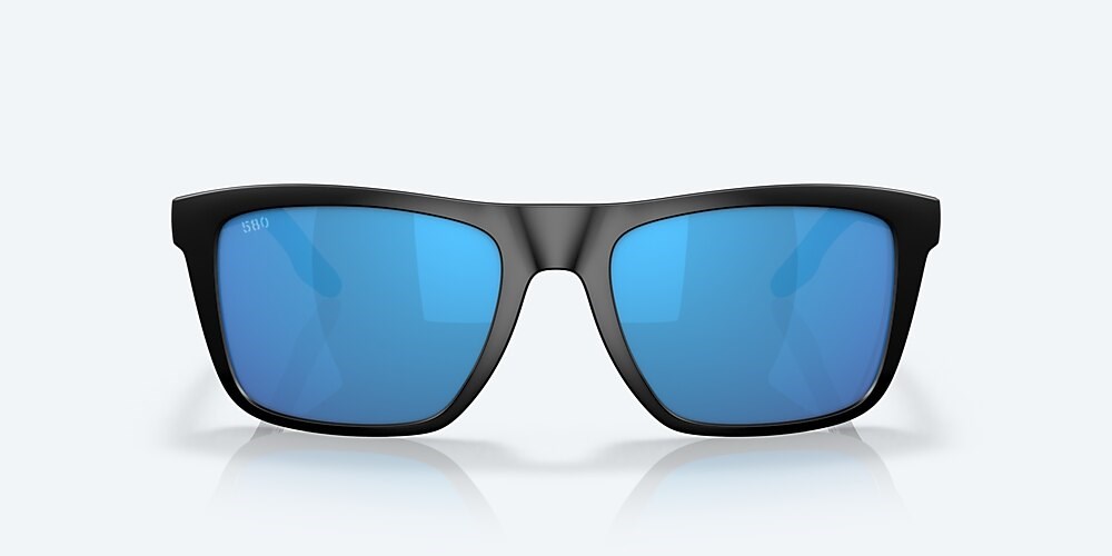Costa Del Mar Mainsail - Matte Black - Blue Mirror Polarized Glass (580G)