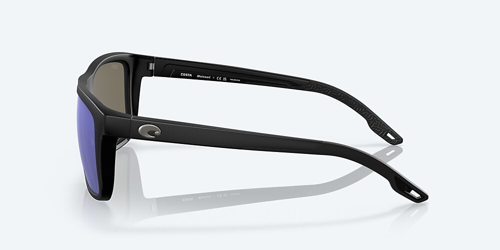 Costa Del Mar Mainsail - Matte Black - Blue Mirror Polarized Glass (580G)