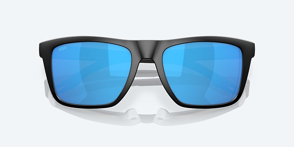 Costa Del Mar Mainsail - Matte Black - Blue Mirror Polarized Glass (580G)