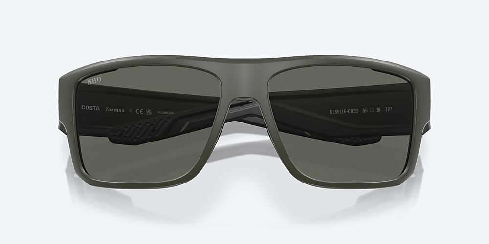 Costa Del Mar Taxman - Matte Olive - Gray Polarized Glass (580G)
